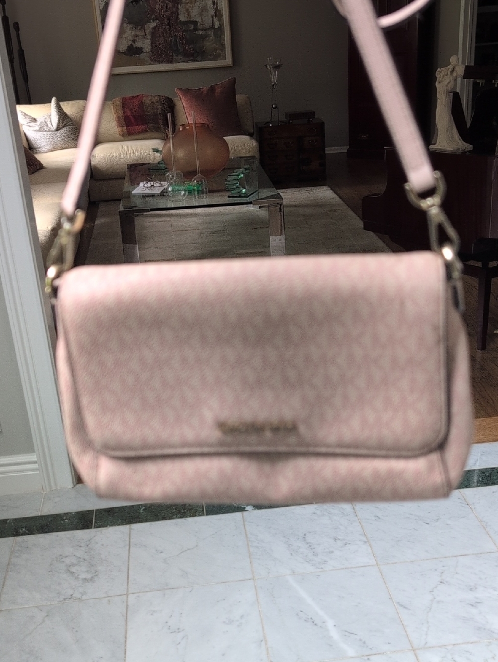 Michael Kors Small Blush Crossbody Bag